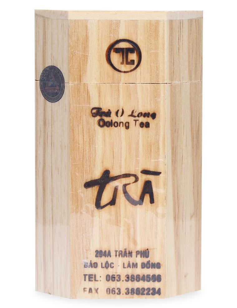 Trà ô long tâm châu hôp gỗ 100gr