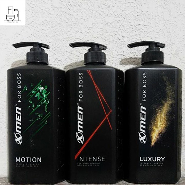 Dầu gội hoặc sữa tắm xmen for boss 650g intense luxury motion