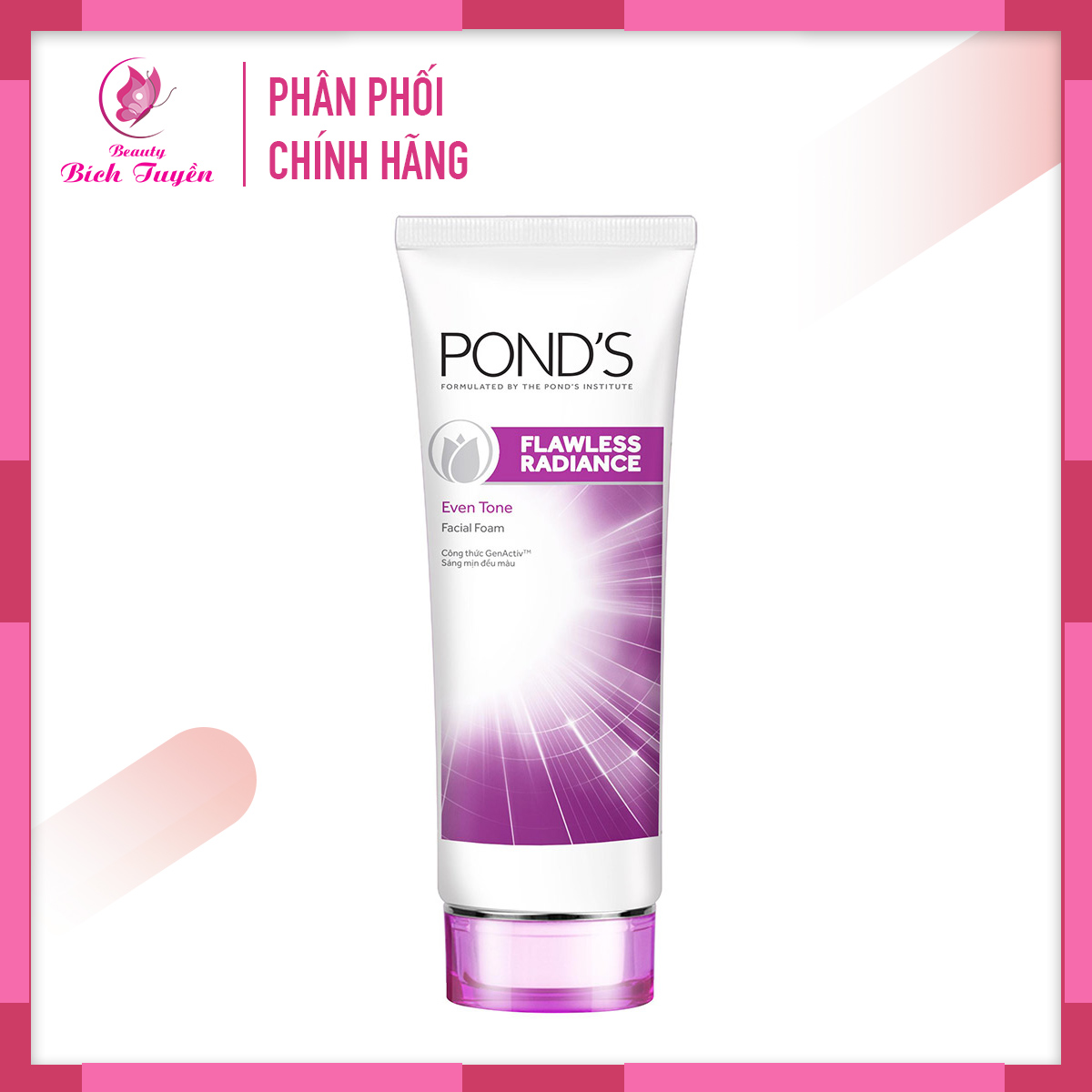 Sữa rửa mặt sáng da cao cấp pond's flawless radiance 100g