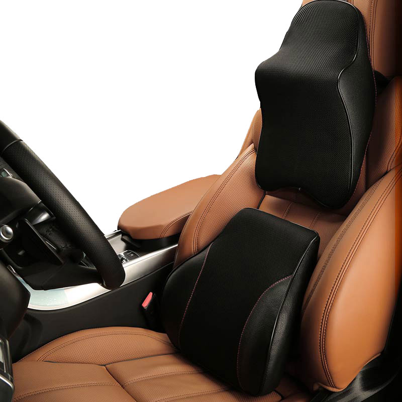 Bộ gối tựa đầu ô tô và tựa lưng ô tô KISAMA chất liệu cao su non, độ bền lên đến 3 năm, bảo hành 12 tháng