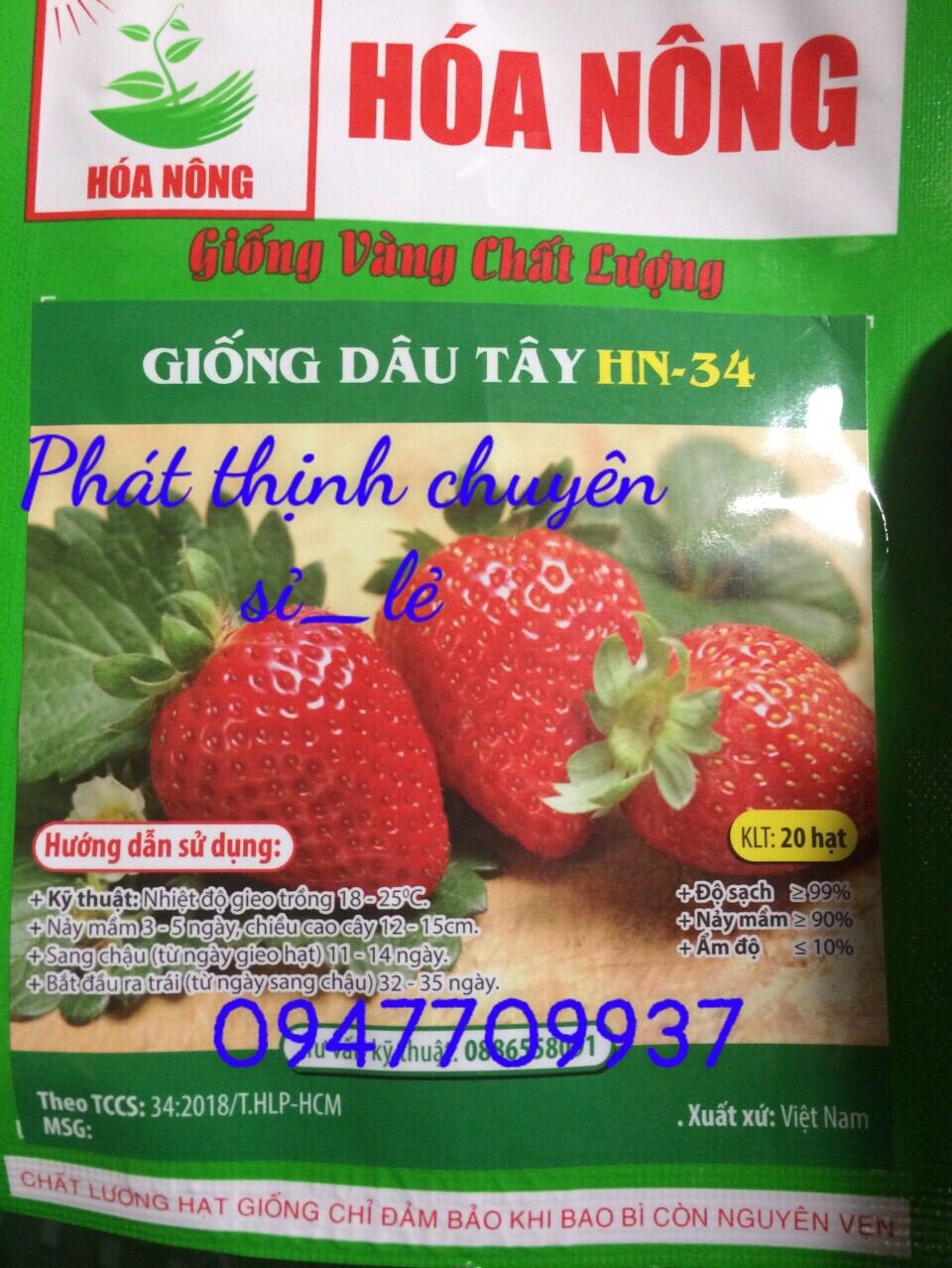 20 Hạt giống dâu Tây dễ trồng trái nhiều