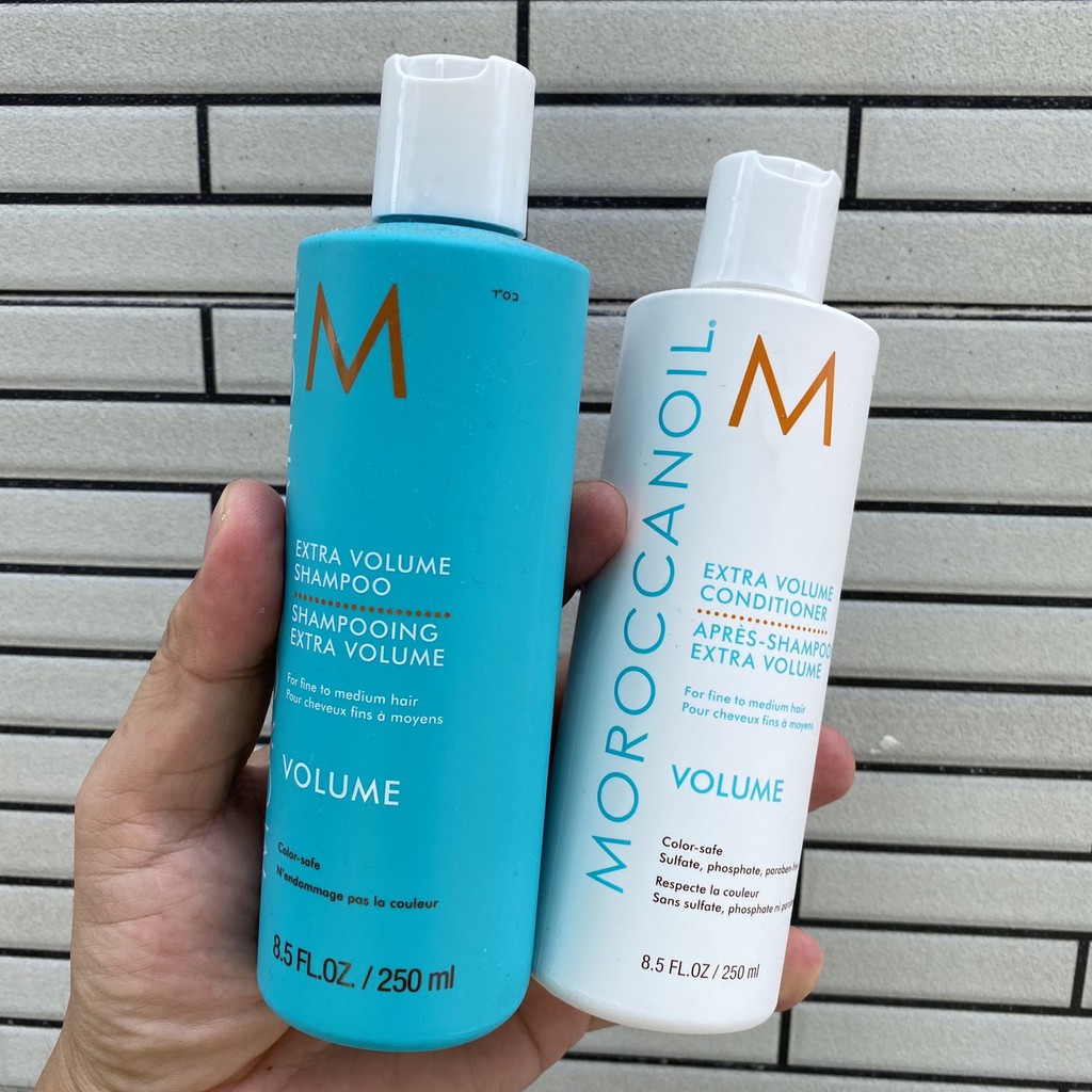 Dầu gội xả tăng phồng tóc Moroccanoil Extra Volume 250mlx2