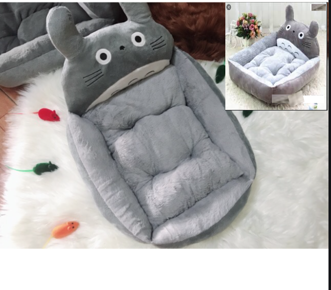 ổ nệm chó mèo toroto xám size 1 đến 8kg