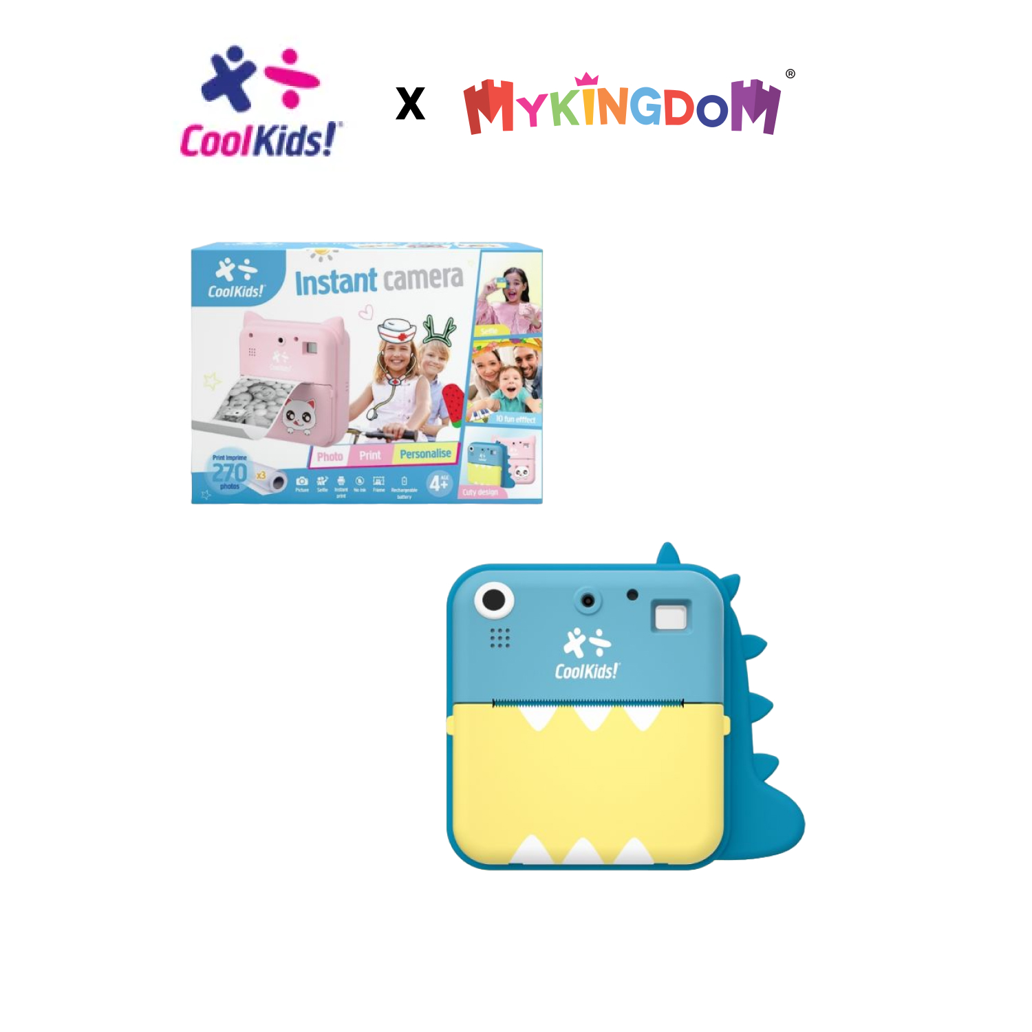 Đồ chơi coolkids máy chụp ảnh lấy liền khủng long tinh nghịch yt019/bl
