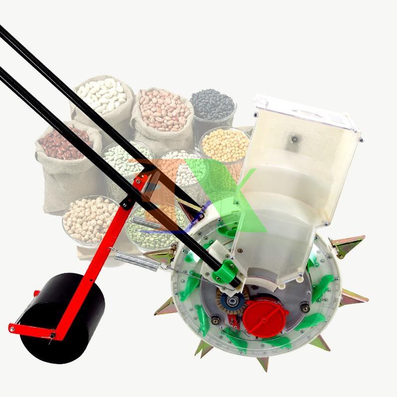 Máy gieo hạt tự động 6 răng 26 cm, Máy gieo hạt 1 hàng bánh lăn, Máy gieo hạt ngô, Máy gieo đậu phộng, Lạc, Gieo hạt đỗ, đậu