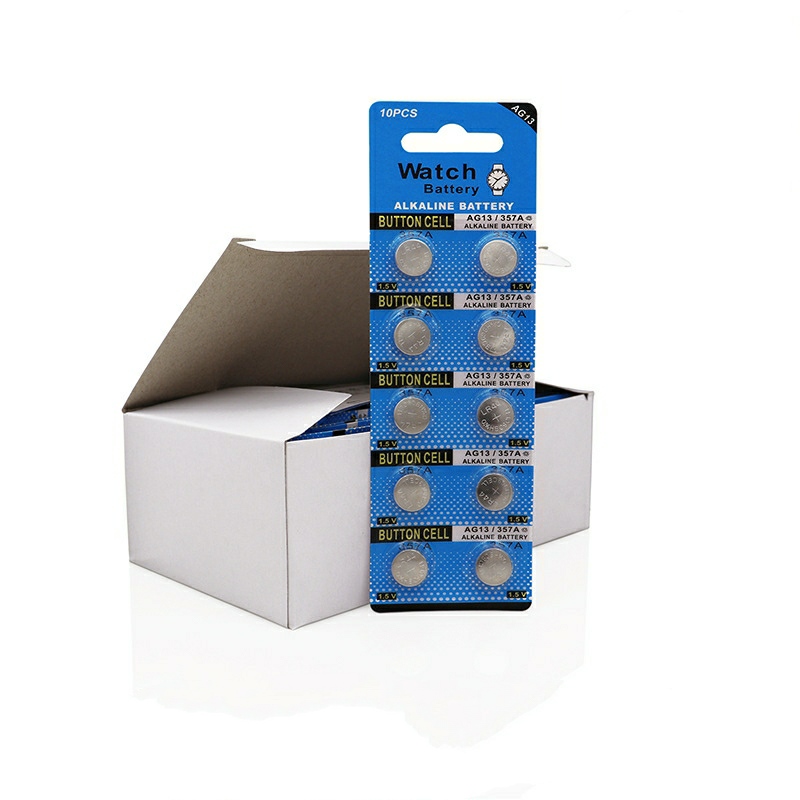 Pin cúc áo LR44 AG13 15v hàng chuẩn ( giá 1 vỉ 10 viên )