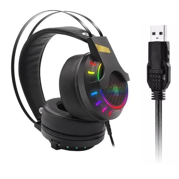 Tai nghe chụp tai game thủ k3 led rgb âm thanh 7.1 - usb