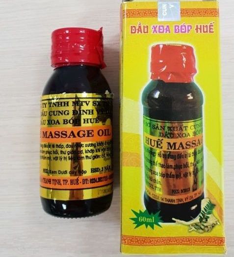 Dầu xoa bóp massage Huế Cung đình Vỹ Dạ  ( chính hãng 60ml )