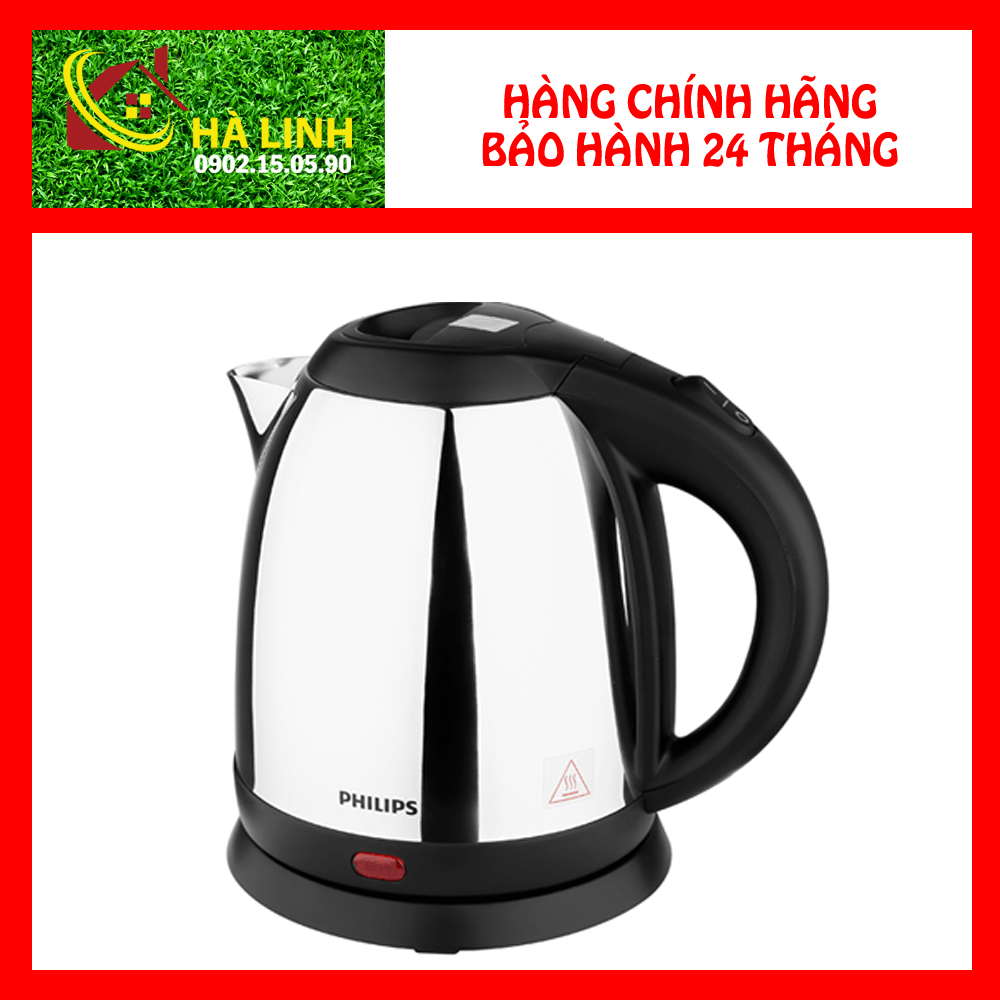 Bình siêu tốc Philips 1.2 lít HD9303 - Ấm siêu tốc - Ấm đun nước siêu tốc - Bình đun nước siêu tốc - Cam kết hàng chính hãng, bảo hành 24 tháng