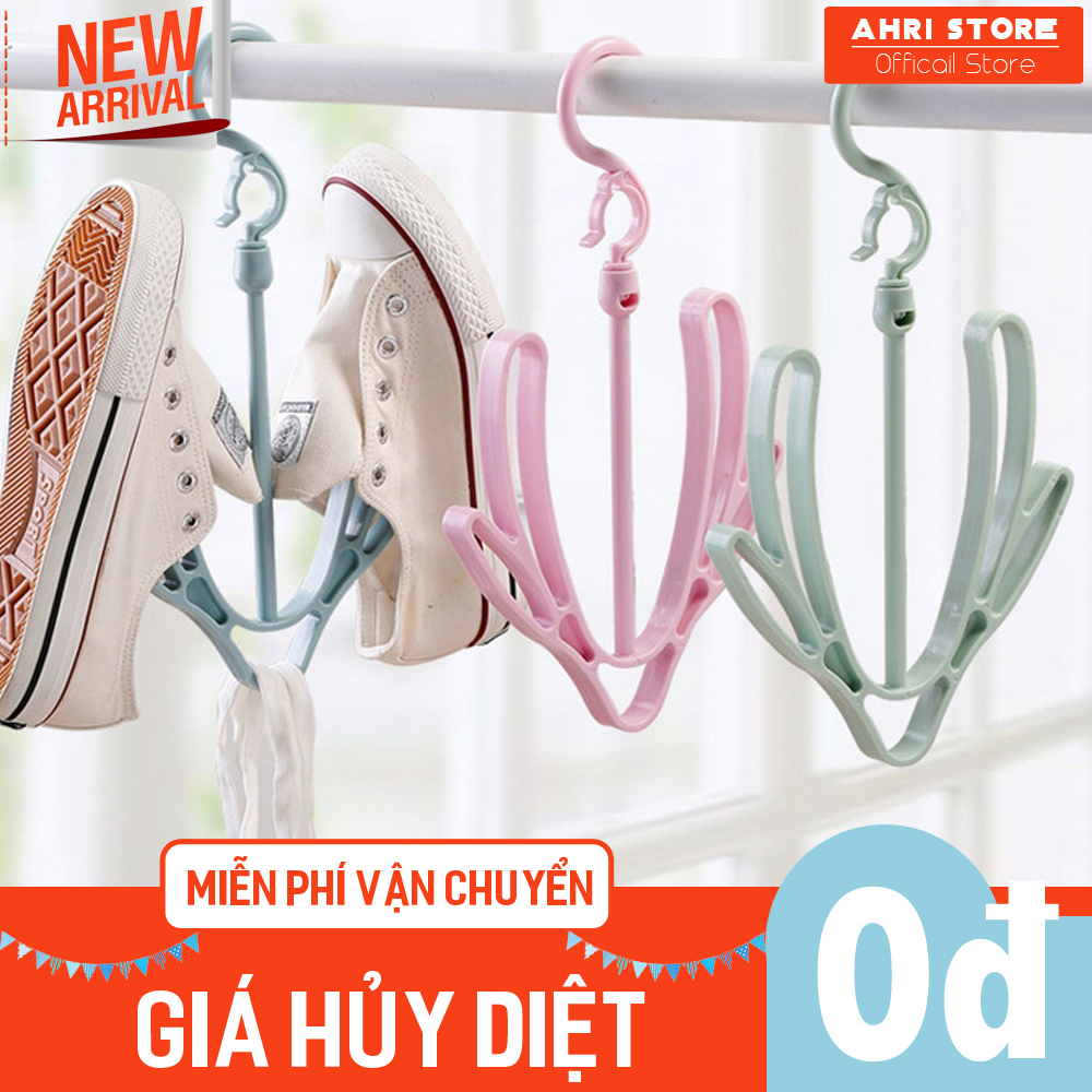 Móc treo phơi giày, dép loại tốt cáp xoay 360 độ có thể móc nối tiện lợi, phụ kiện dành dành cho tủ đồ 9.MTPG.AHRLiL