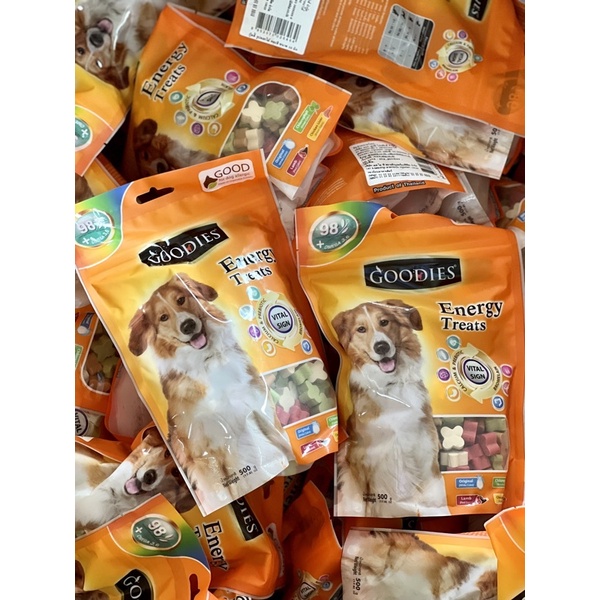 🇹🇭 goodies xương gặm sạch răng bổ sung canxi vitamin cho chó goodies energy 500g