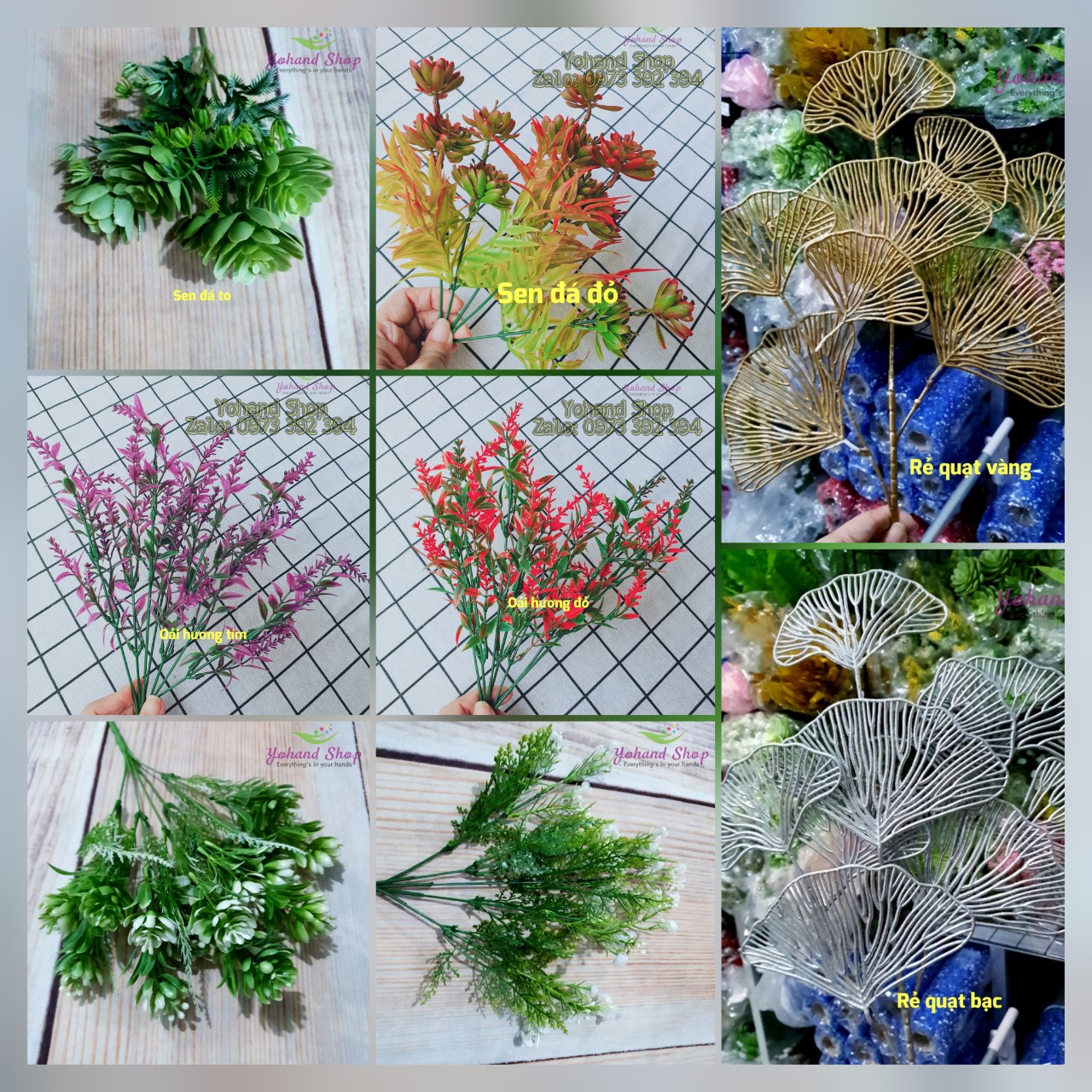 Cỏ điểm - cỏ nhựa trang trí