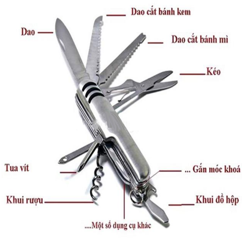 Dụng cụ đa năng, móc chìa khóa nhiều món tiện dụng - dụng cụ nhà bếp 206030