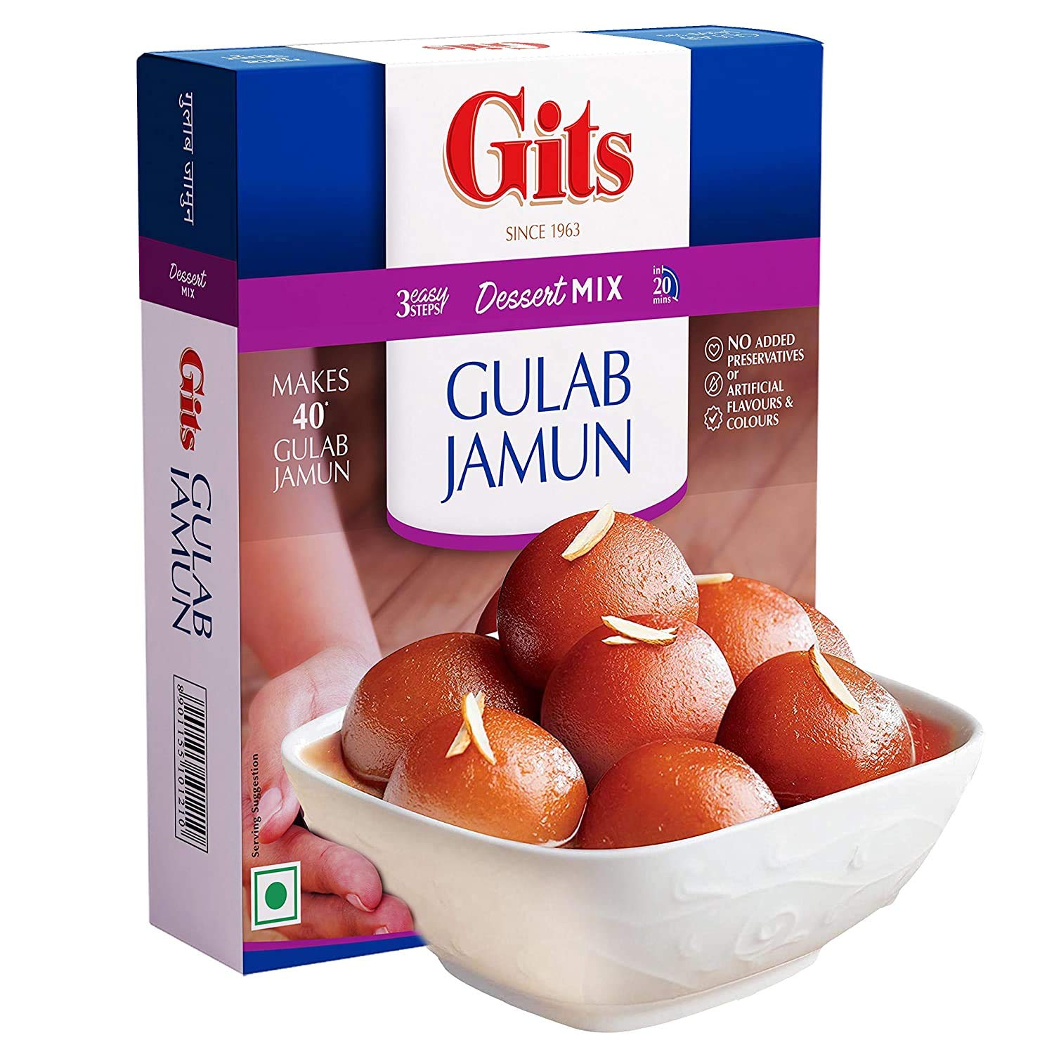 Gulab jamun mix - gits - bánh gits gulab jamun mix