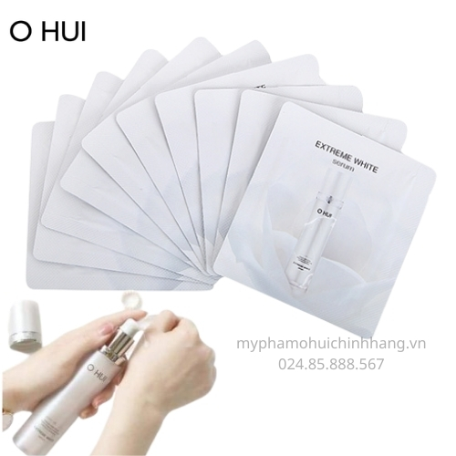 Xả hàng giá sỉ Combo 50 Gói Tinh Chất Ohui Extreme White Serum sample Dưỡng Trắng Da Không Kích Ứng