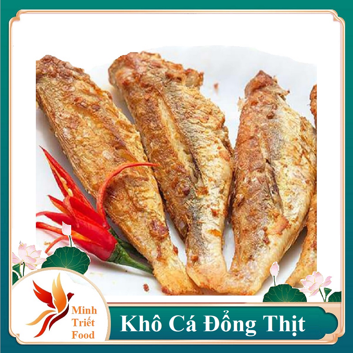 Khô cá đổng ít xương thơm ngon 1kg