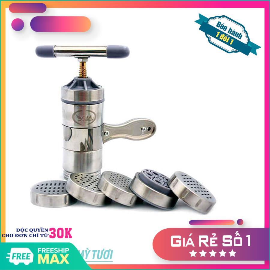 Máy làm bún tươi, làm mì sợi tại nhà - 5 lưỡi cho 5 dạng sợi khác nhau - Khuôn làm bánh lọt - Dụng cụ làm bún -  BH Uy Tín 1 Đổi 1