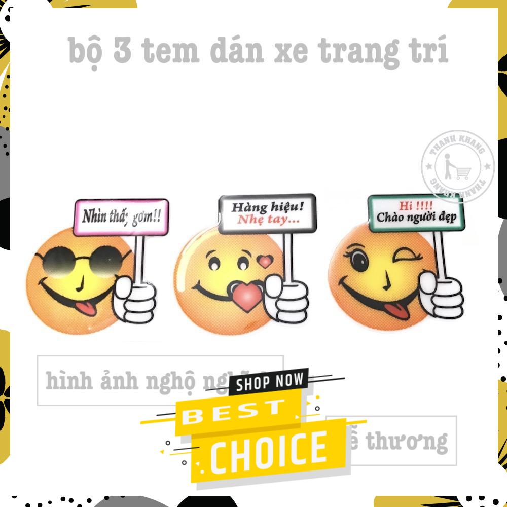 [HCM]Bộ 3 tem dán trang trí thanh khang 006001566
