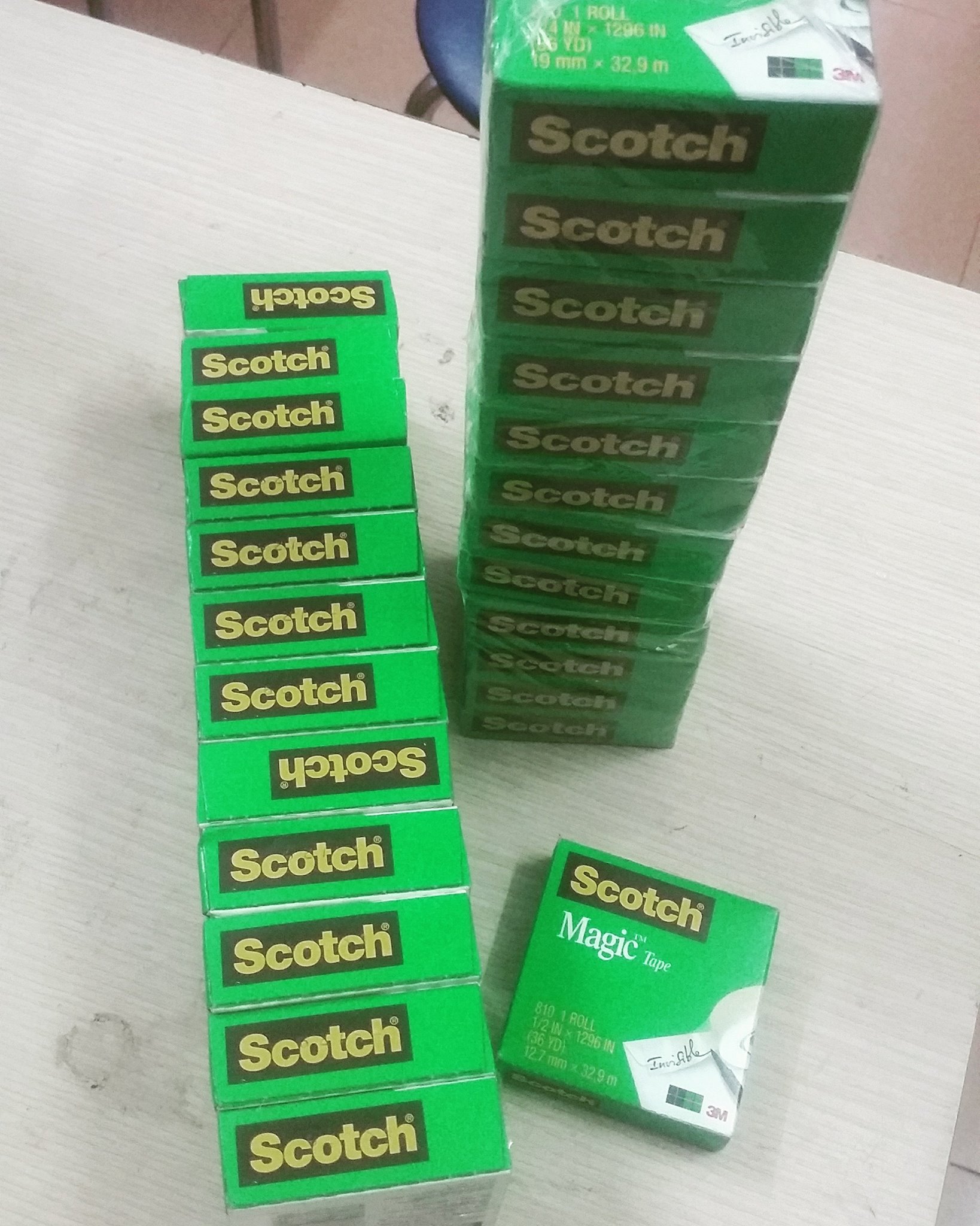 Băng keo kỳ diệu 3m 810 scotch magic tape1/2
