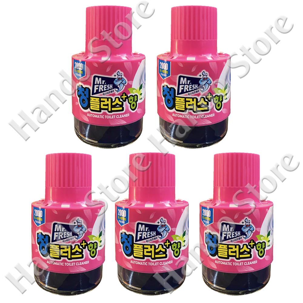 Combo 5 Cốc thả bồn cầu tẩy xanh toilet Mr Fresh - Hàn Quốc 180g hương Ly