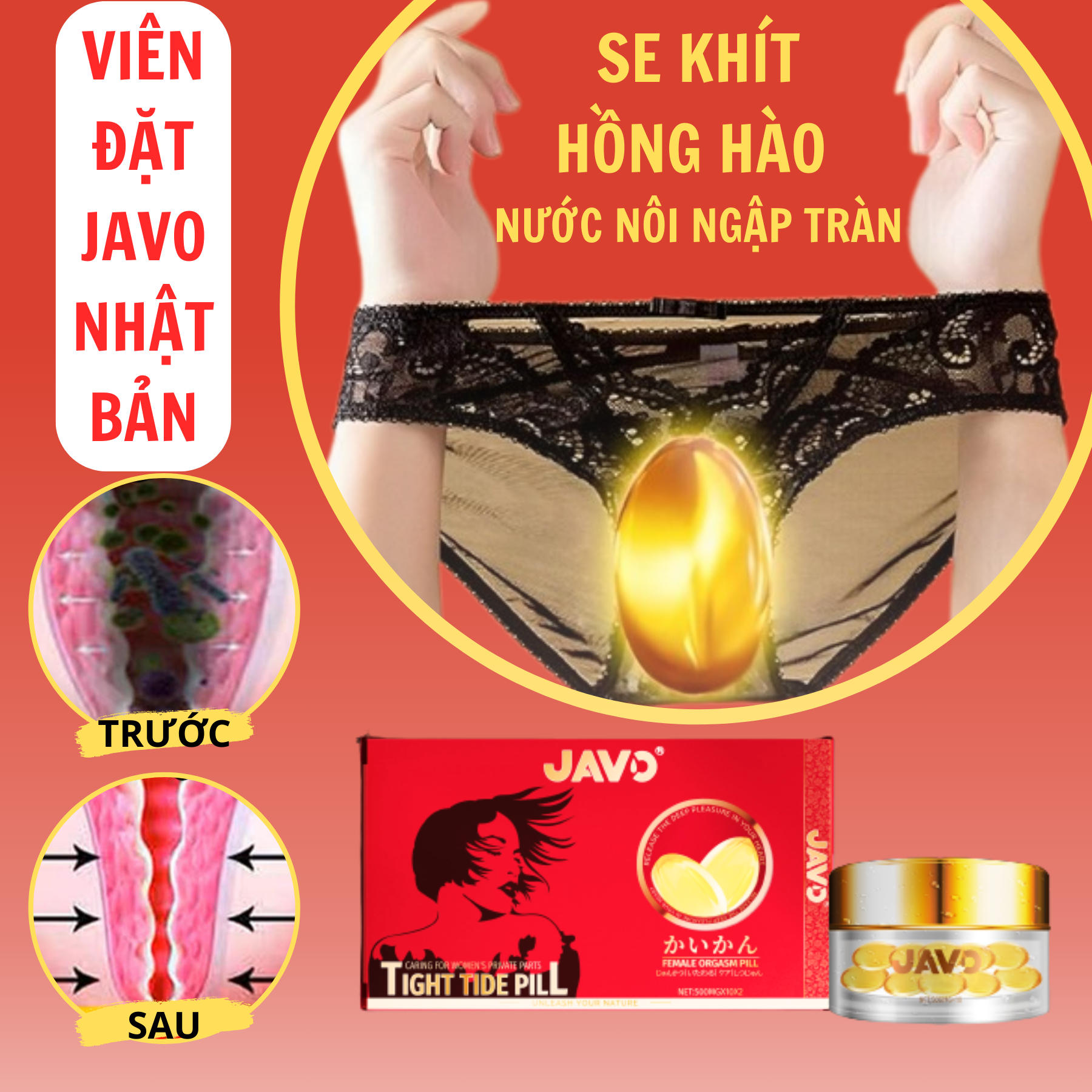 Viên Đặt Phụ Khoa Se Khít Cải Thiện Nước Thuỷ Triều Tạo Độ Ẩm Em Bé, Tái Tạo Em Bé Khi Xỉn Màu
