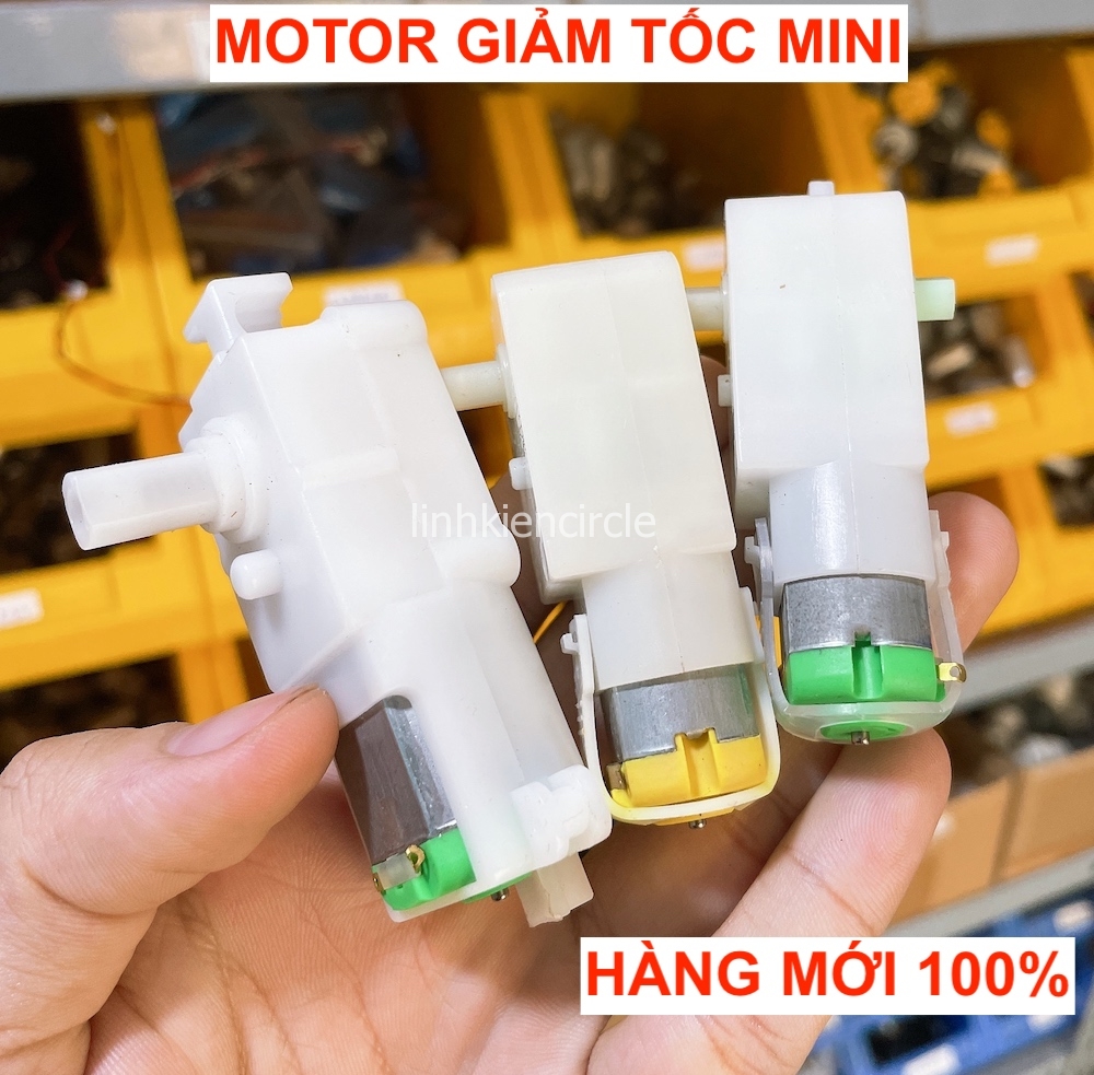 Motor giảm tốc mini 3V - 6V hàng mới 100% đủ loại motor có chổi than chất lượng cao - LK0395