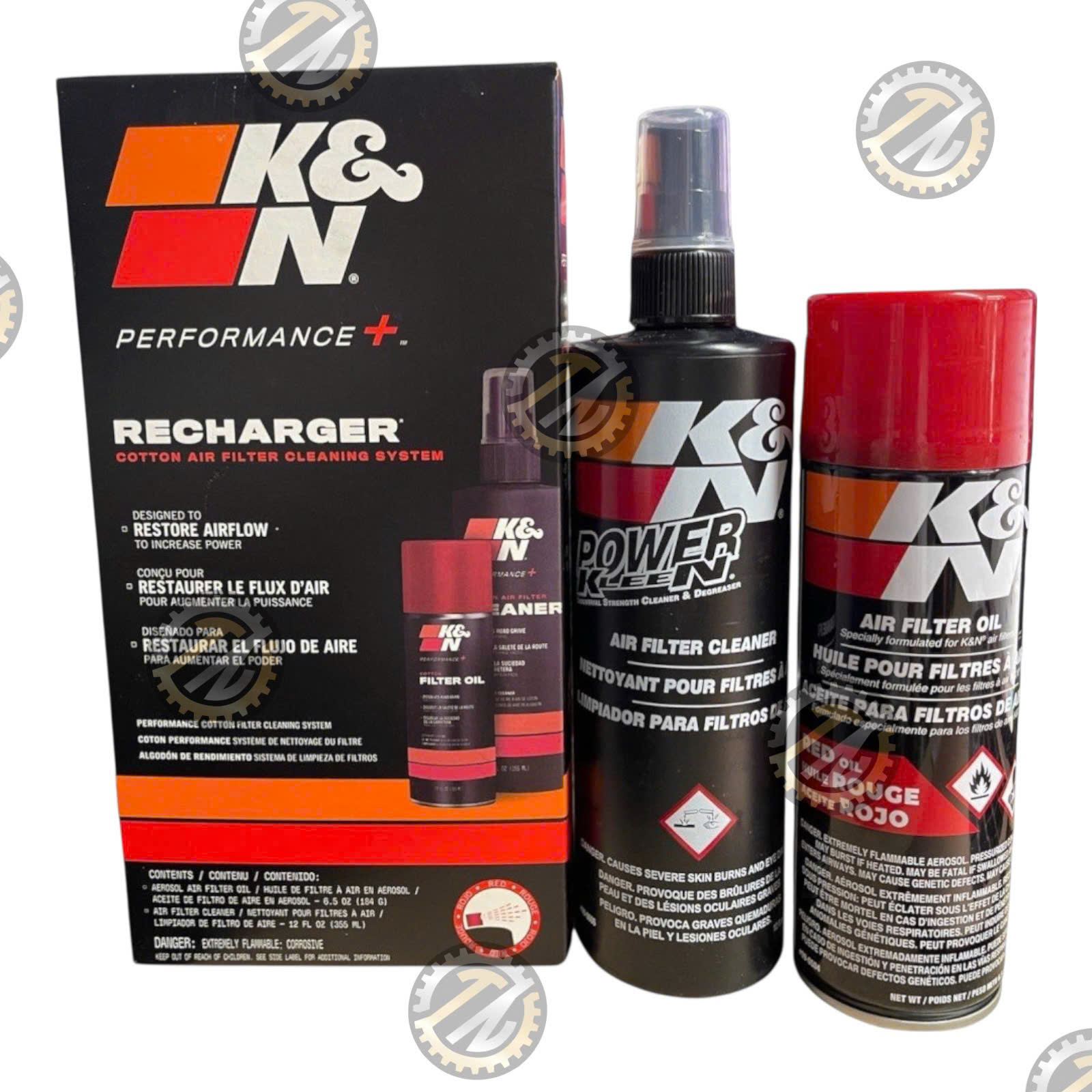 Odd Bottles of Kn Air Filter Cleaner Spray