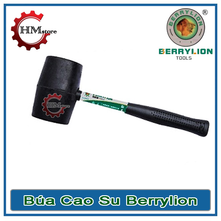 Búa cao su cán sắt BerryLion - Nhiều kích thước 300g 500g 700g - Búa cao su cao cấp, dùng đóng sàn - Thương hiệu Sư Tử - HẢI MY STORE