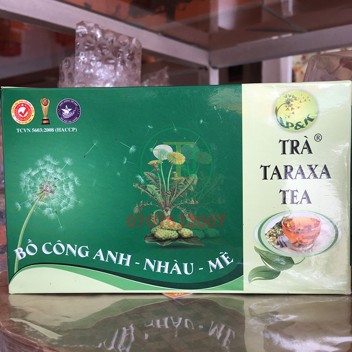 Trà bồ công anh-nhàu-mè 50 túi lọc-hàng chính hãng công ty p&k