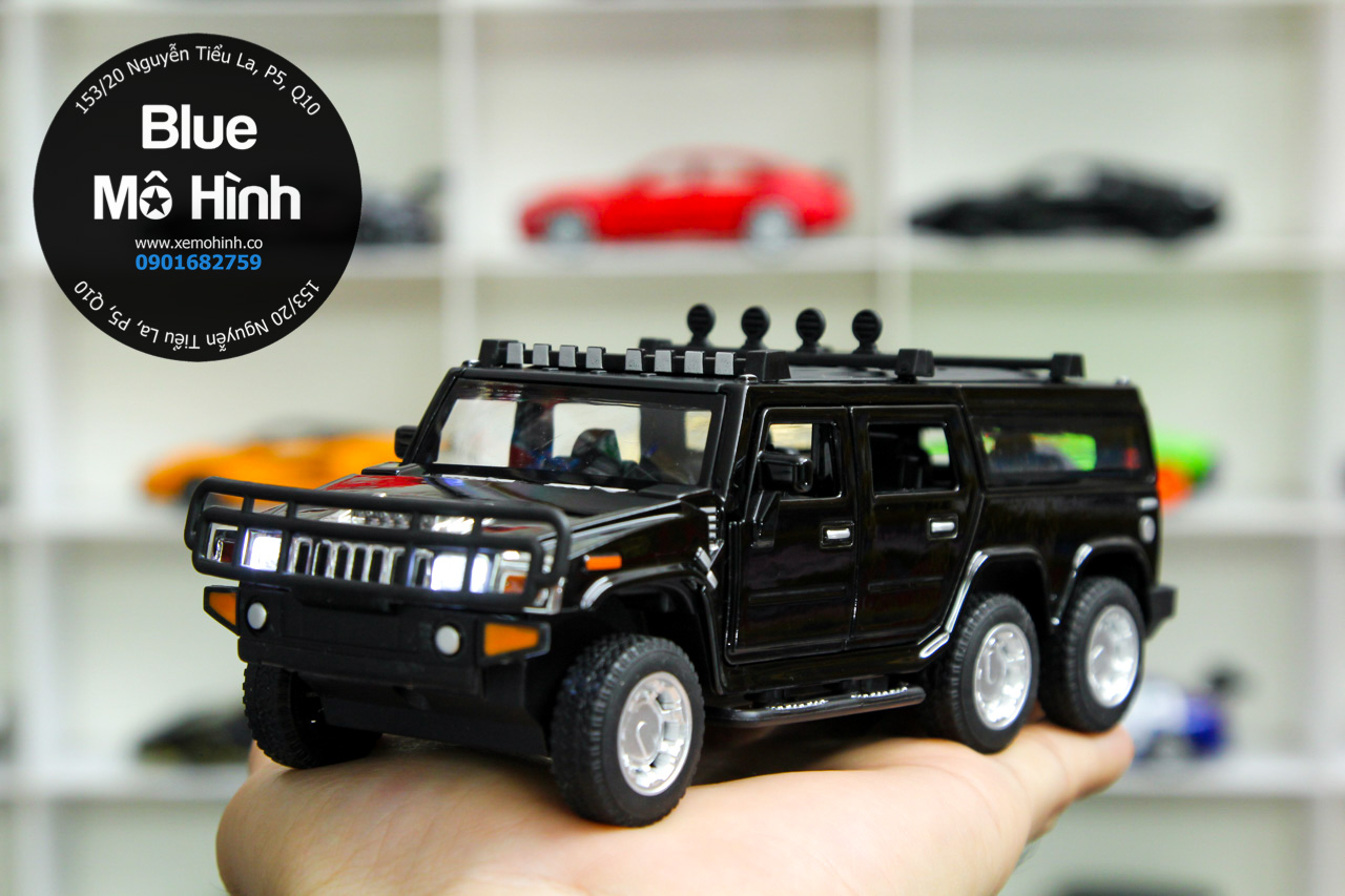 Blue mô hình | Xe mô hình Hummer H2 6×6 New SUV 1:32
