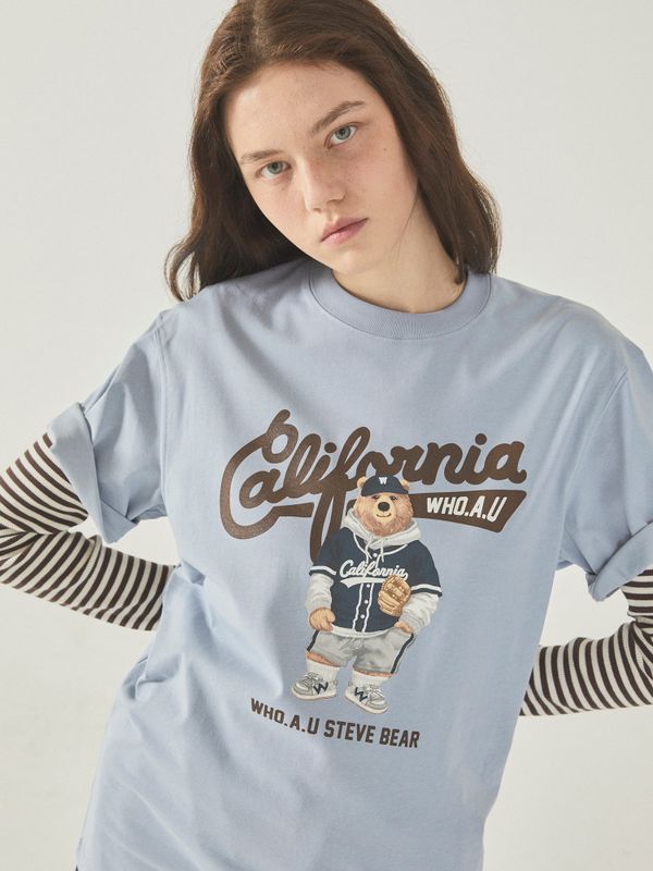 WHOAU Áo Thun Steve Photo T-Shirt_WHRPF2422U