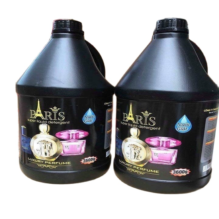[ĐƠN 49K FREESHIP 15K] Nước giặt Paris hương hoa nước Pháp (can 3.6lit )(thêm xả vải khô)