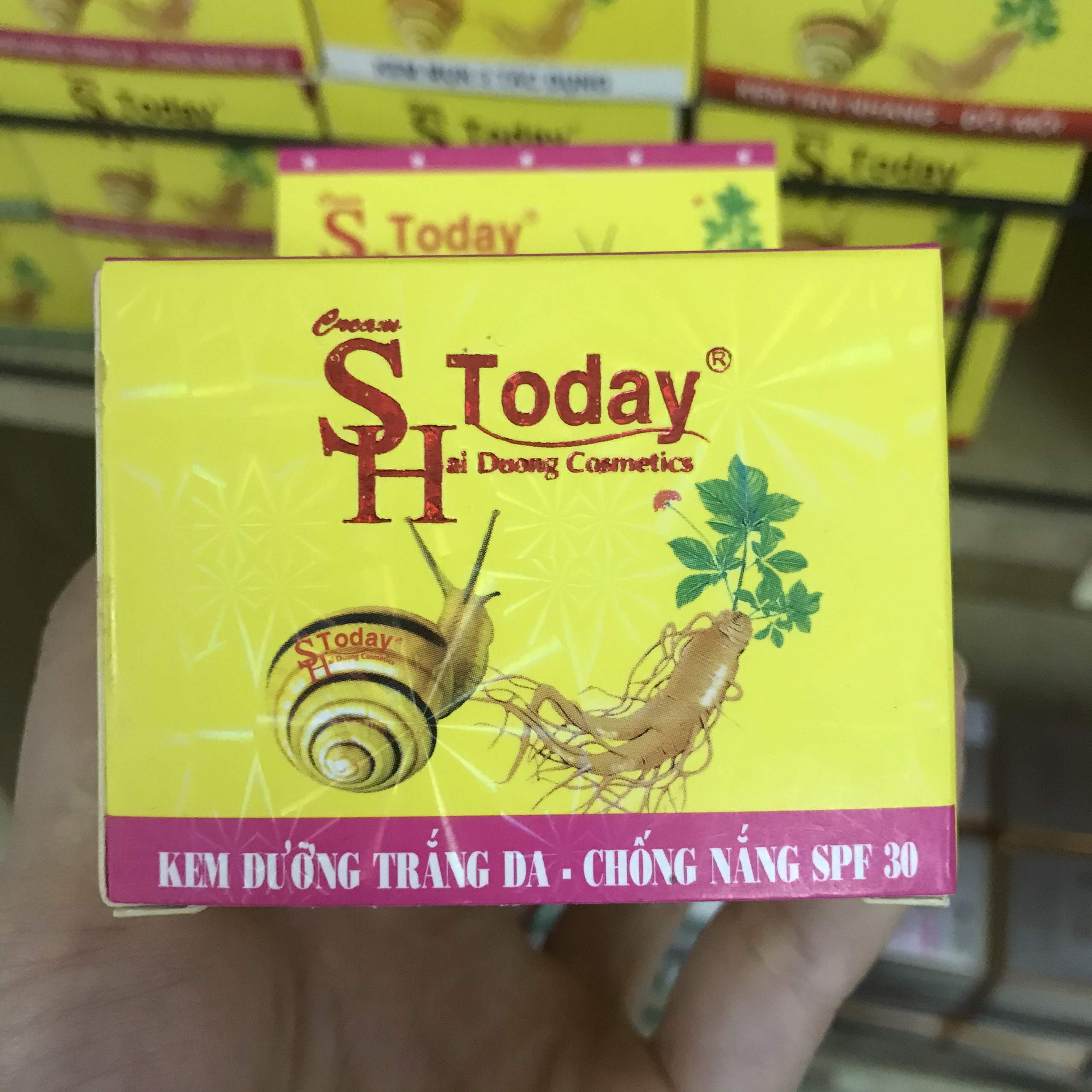 SH Today Kem dưỡng trắng da chống nắng SPF 30 15g