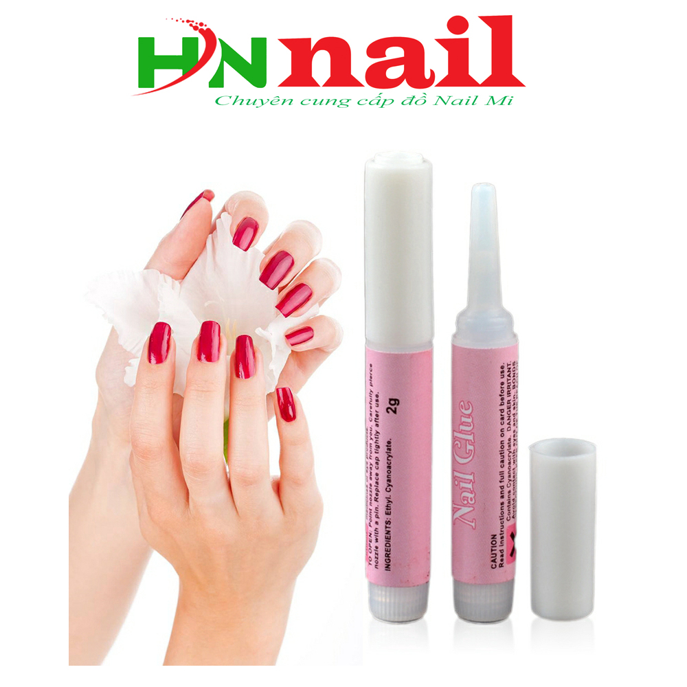Keo đính hạt đá, gắn đá, dán móng glue nail dùng trong trang trí nail shop HNnail