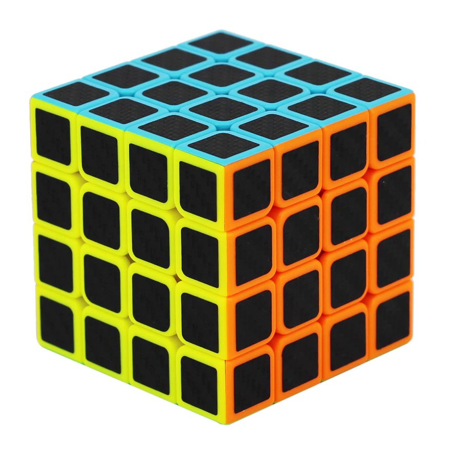 Rubik Carbon MoYu MeiLong 4x4, Rubik 4 tầng si&ecirc;u đẹp