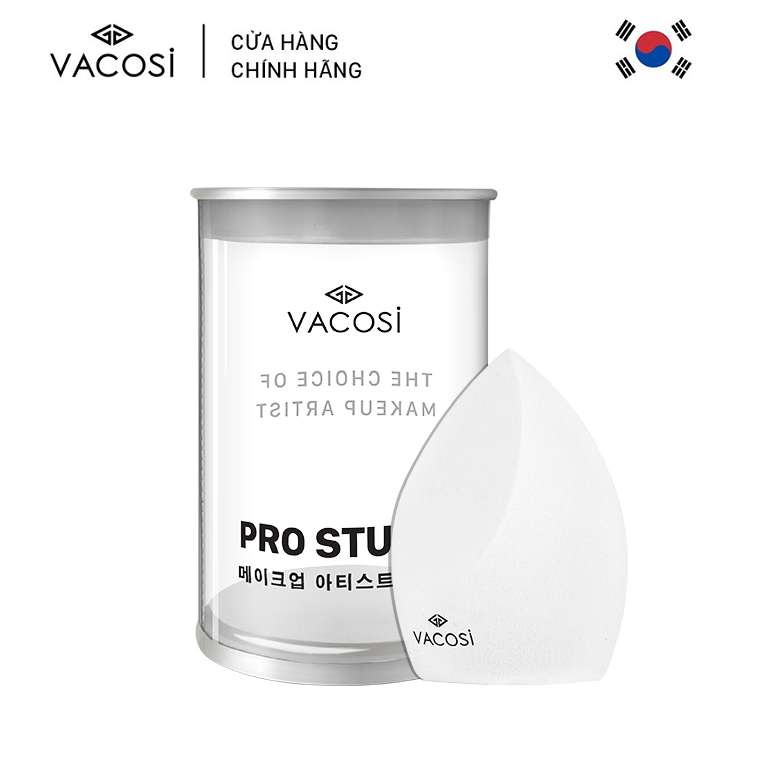 Vacosi Bông Phấn Nền Giọt Nước Vạt Xéo Pro Flat Blender PH02