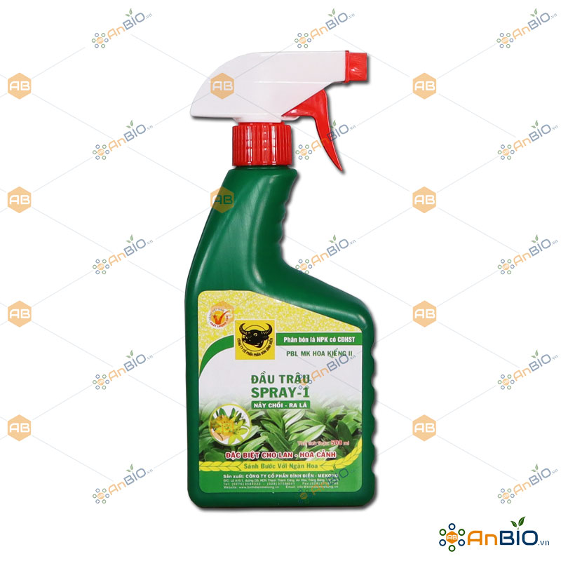 ĐẦU TRÂU SPRAY-1 bình xịt 500ml NẢY CHỒI RA LÁ - CHUYÊN LAN, CÂY KIỂNG - B5.1005