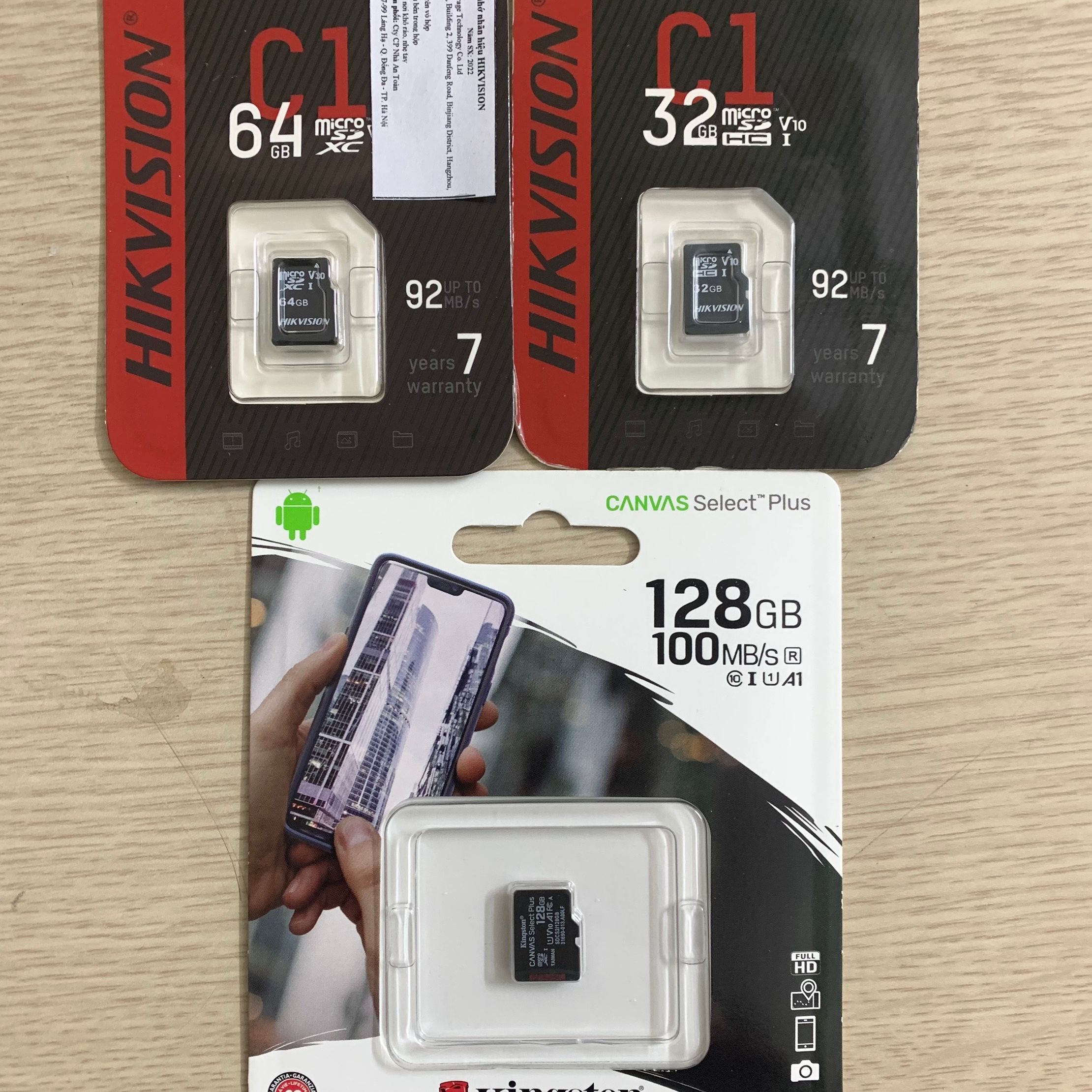 Thẻ nhớ 64Gb và 128Gb Chuyên dùng cho Máy ảnh, Camera, điện thoại chuẩn Class 10