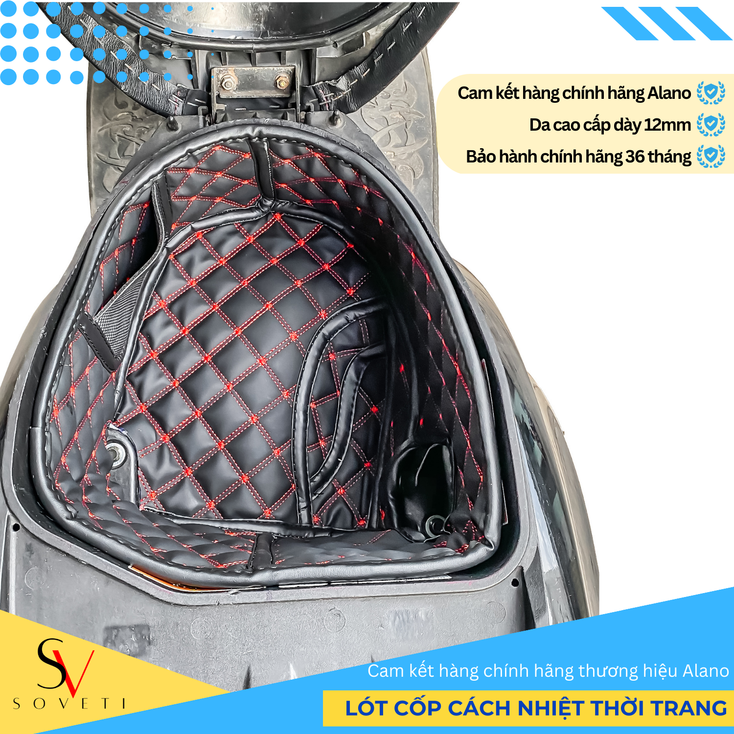 Đệm Cốp Cách Nhiệt, lót cốp da 5D SOVETI HONDA PS 2016-2022 chống thấm nước, chống trầy xước Giá Rẻ Tận Xưởng