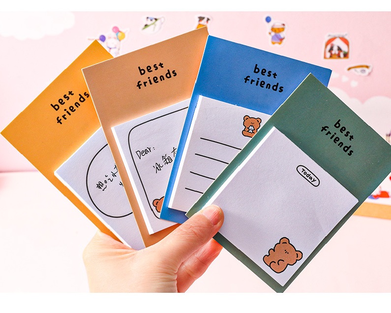 Giấy note, giấy ghi chú Gấu Thỏ, 30 tờ - SakuraShop