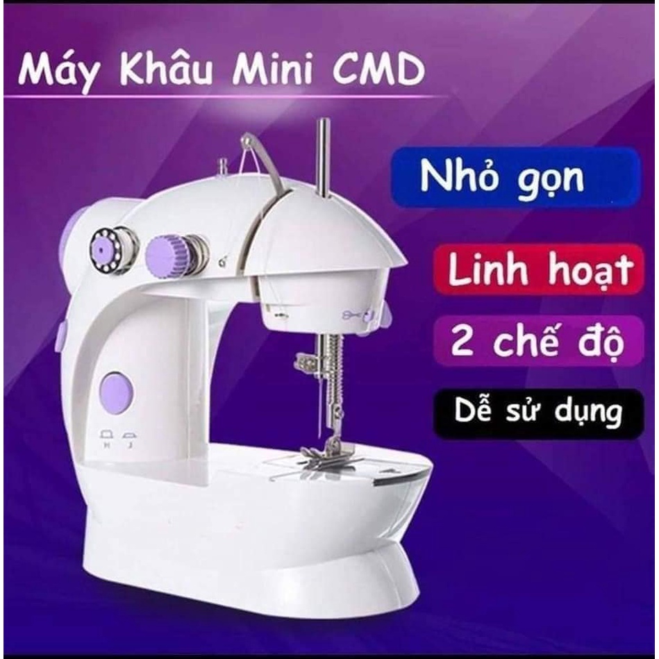 Máy may để bàn mini - máy khâu gia đình đa năng