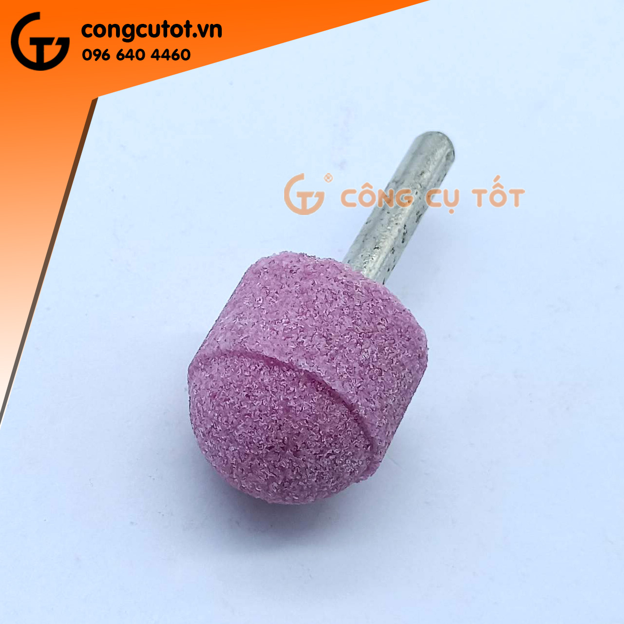 Mũi đá mài lốp hình tròn đỉnh A21 Φ25mm dài 25 cốt 6 ly