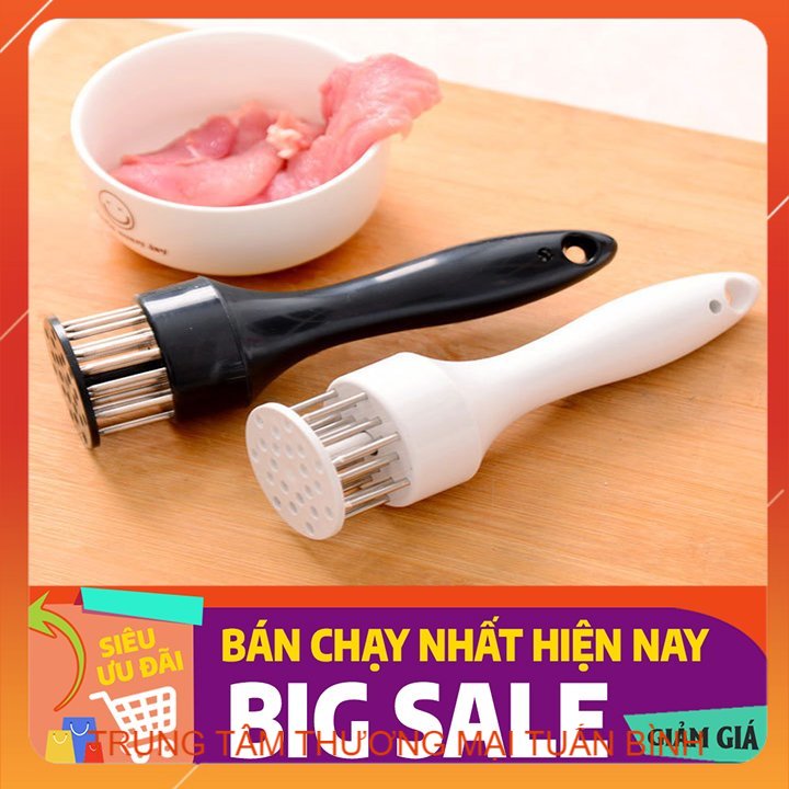 Cây dụng cụ châm đâm dần thịt meat tenderizer, búa xăm dằm làm mềm thịt bò, thịt lợn thông minh