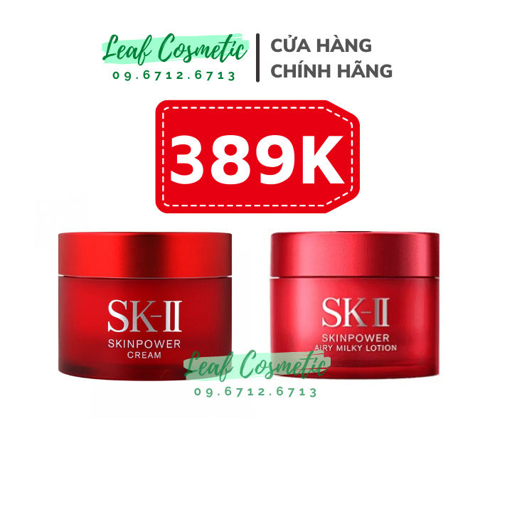 Sk-ii / skii / sk2 kem chống lão hóa tái tạo rna skinpower cream - skinpowder airy milky 15g