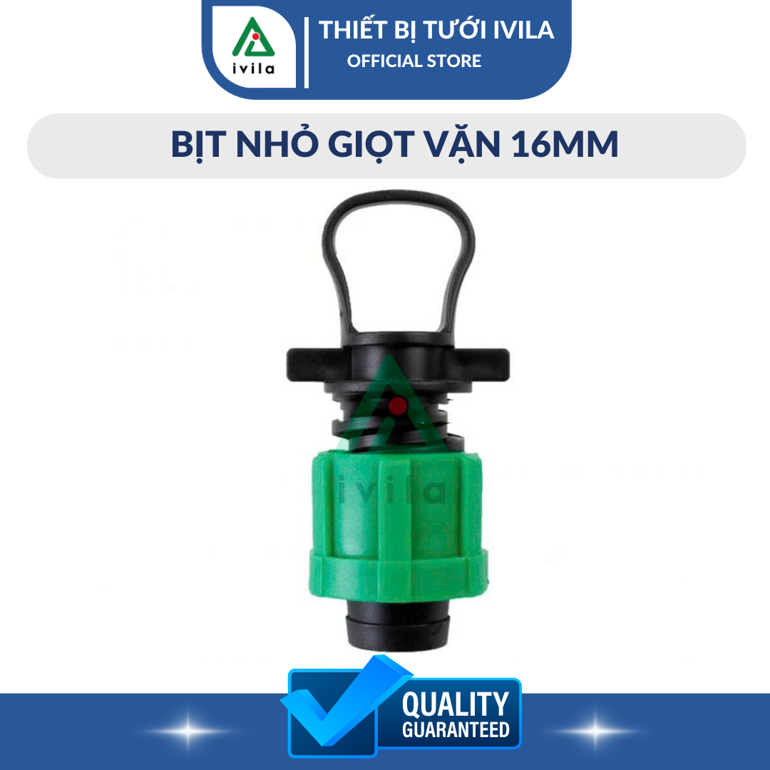 Bịt nhỏ giọt vặn 16mm - Thiết bị dùng để bịt đường ống nhỏ giọt 16mm - Hiệu quả nhanh chóng