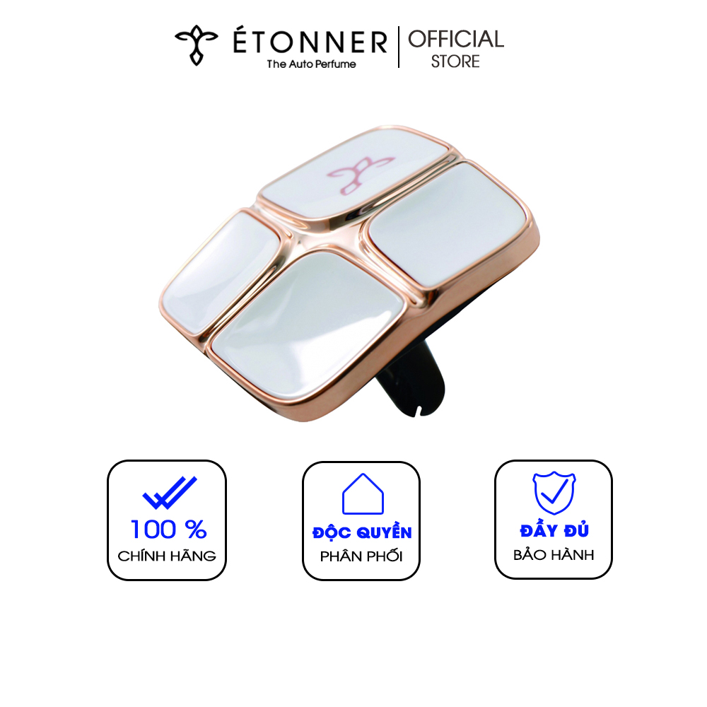 Nước hoa oto kẹp cửa gió etonner n1831w khử mùi xe ô tô cao cấp, kẹp cửa gió điều hoà ô tô-nhập khẩu chính hãng.