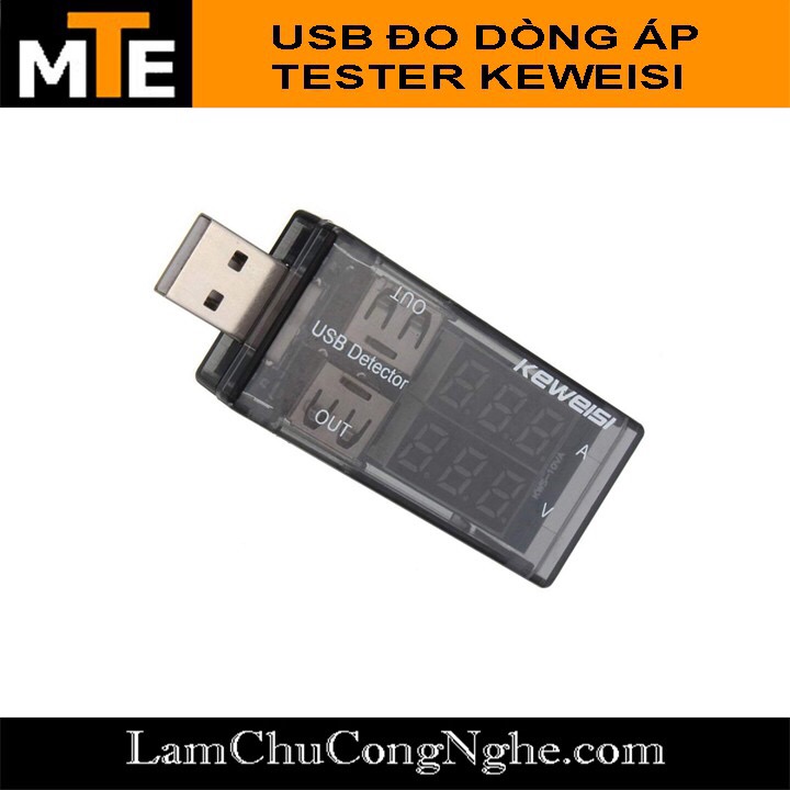 Bộ đo dòng áp usb tester keweisi