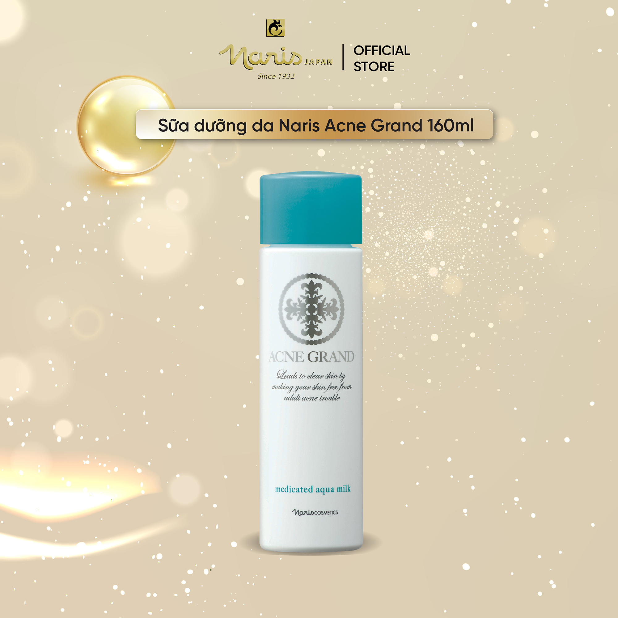 Sữa dưỡng da Naris Acne Grand Medicated Aqua Milk