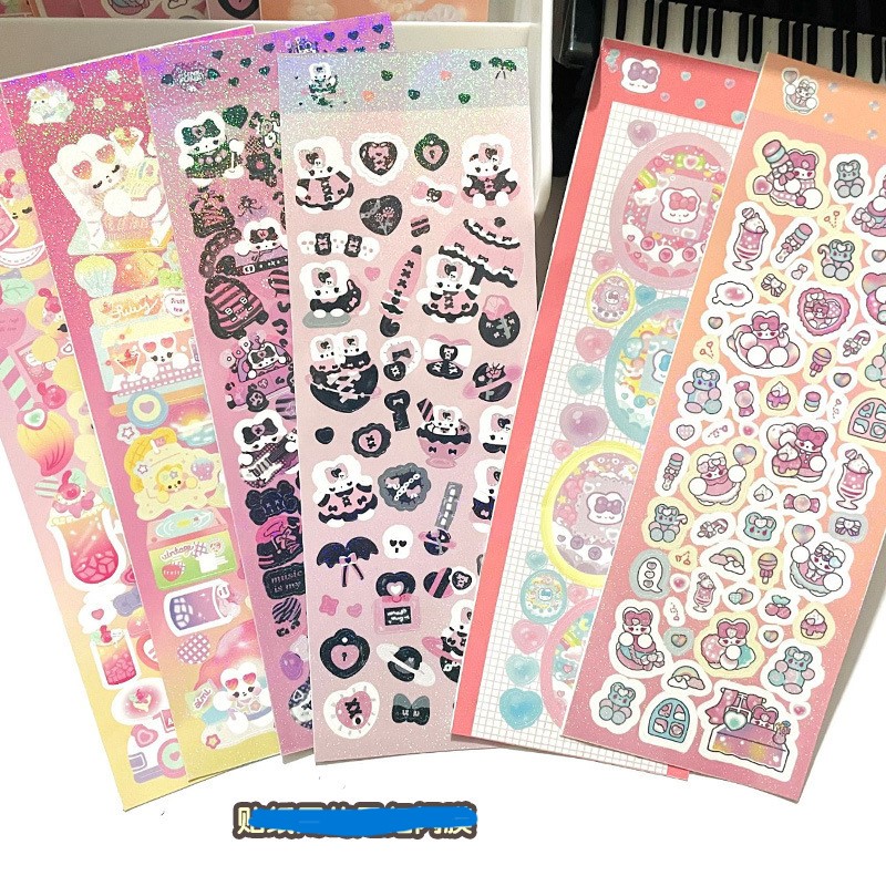 Sticker Hologram Gấu