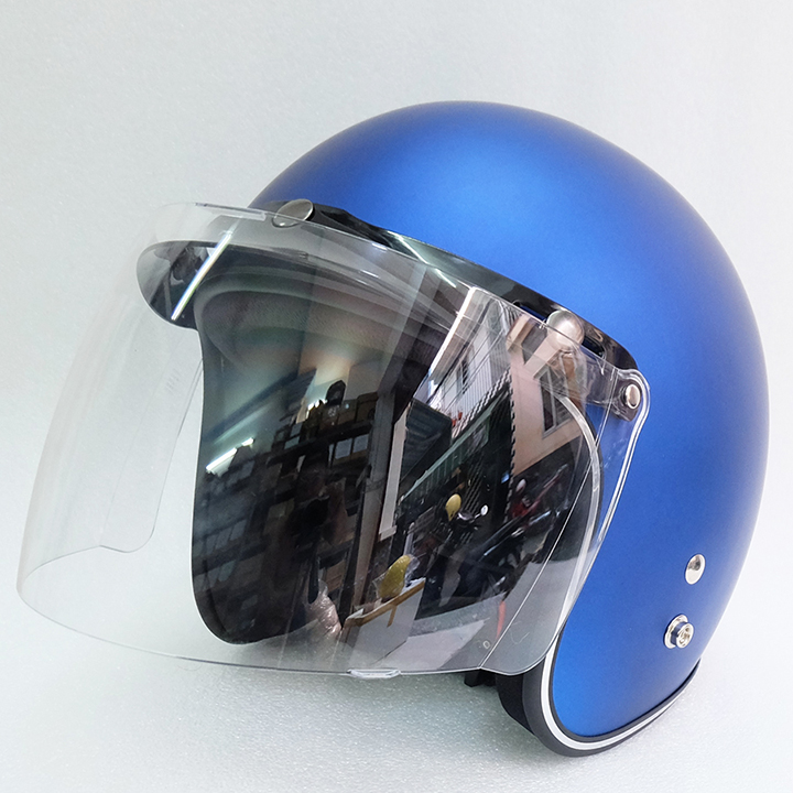 NÓN BẢO HIỂM 3/4 KÈM KÍNH FULLFACE,MÀU XANH DƯƠNG,LÓT QUAI CAO CẤP,AN TOÀN ĐẠT CHUẨN